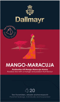 Dallmayr Mango-Maracuja Tee Pyramidenbeutel (20 Stk.)