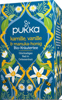 Pukka Tee Kamille, Vanille & Manuka-Honig, BIO, Kr&auml;utertee, 32 g, 20 Beutel,