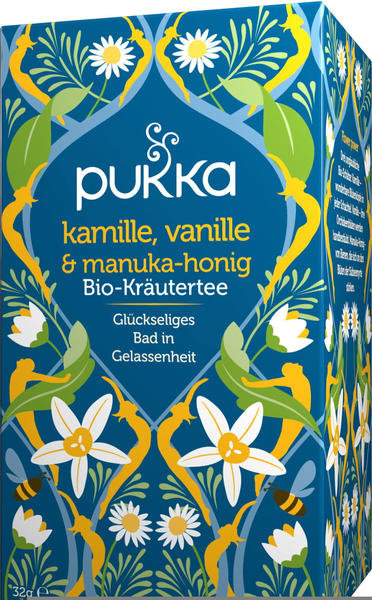 Pukka Kamille, Vanille & Manuka-Honig Bio-Kräutertee (20 Stk.)