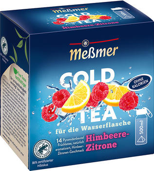 Meßmer Cold Tea Himbeer-Zitrone (14 Stk.)