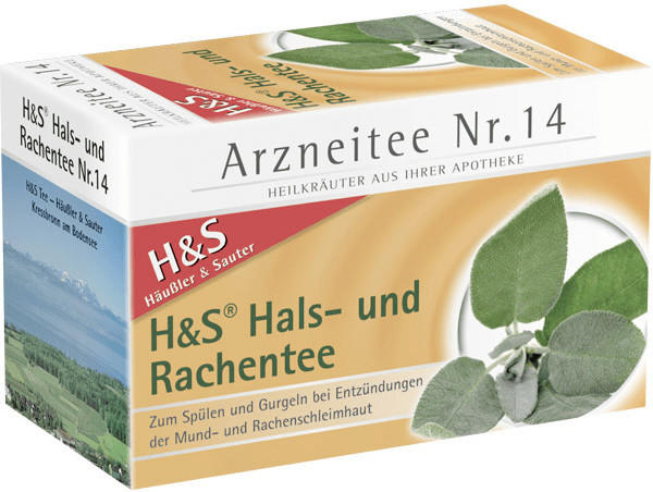 H&S Hals- und Rachentee Nr. 14 (20 Stk.)