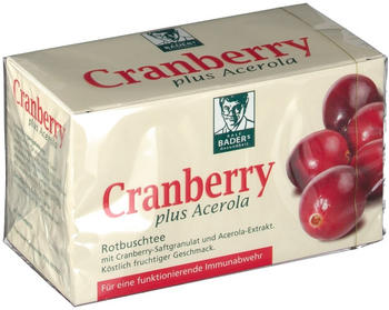 Baders Cranberry Acerola Filterbeutel (20 Stk.)