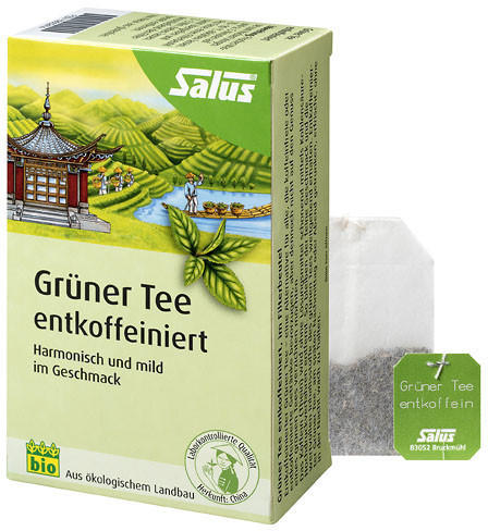 Salus Pharma Grüner Tee entkoffeiniert Filterbeutel (15 Stk.)