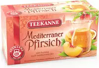Teekanne Mediterraner Pfirsich Tee 20 x 2,5 g