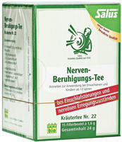 PZN-DE 09191697, Nerven-Beruhigungs-Tee Kr&auml;utertee Nr.22 Bio Salus Filterbeutel