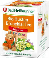 BAD Heilbrunner Bio Husten-Bronchial Tee 8X1,5 g