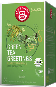Teekanne Selected Green Tea Greetings Bio (20 Stk.)
