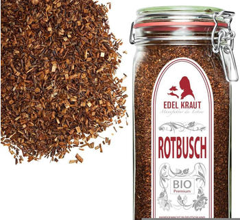 Edel Kraut BIO Rotbusch Rooibos Tee im Premium Glas 400g