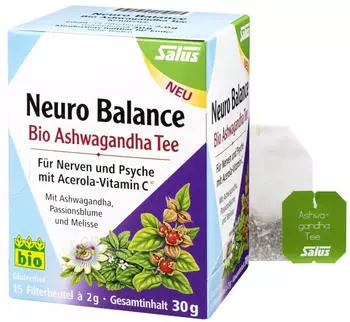 Salus Neuro Balance Bio Ashwagandha Tee Filterbeutel (15 Stk.)