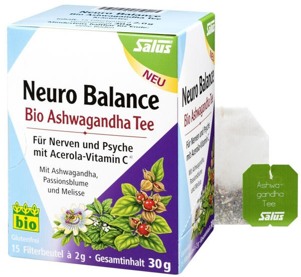 Salus Neuro Balance Bio Ashwagandha Tee Filterbeutel (15 Stk.)