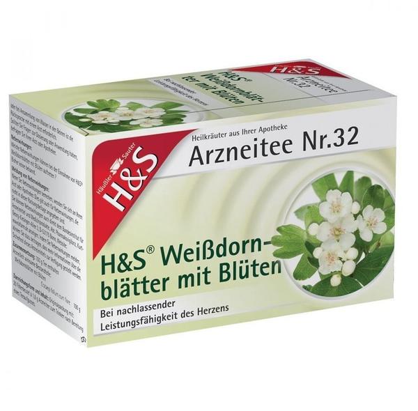 H&S Weißdornblätter mit Blüten Nr. 32 (20 Stk.)