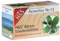 PZN-DE 02286029, H&S B&auml;rentraubentee Filterbeutel Inhalt: 54 g, Grundpreis: &euro;