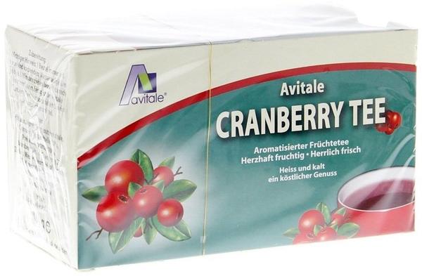 Avitale Cranberry Tee Filterbeutel (20 Stk.)