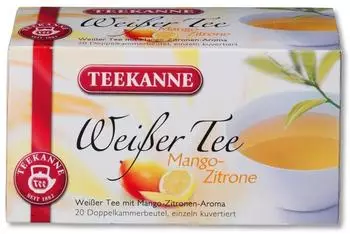 Teekanne Wei&szlig;er Tee Mango-Zitrone (20 Stk.)