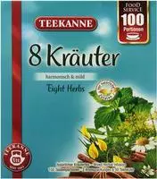 Teekanne Tee 8 Kr&auml;uter, Kr&auml;utertee, 125 g, 100 Beutel, Grundpreis: &euro; 54,96 /