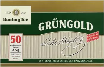 Bünting Tee Grüngold (50 Stk. à 5 g)
