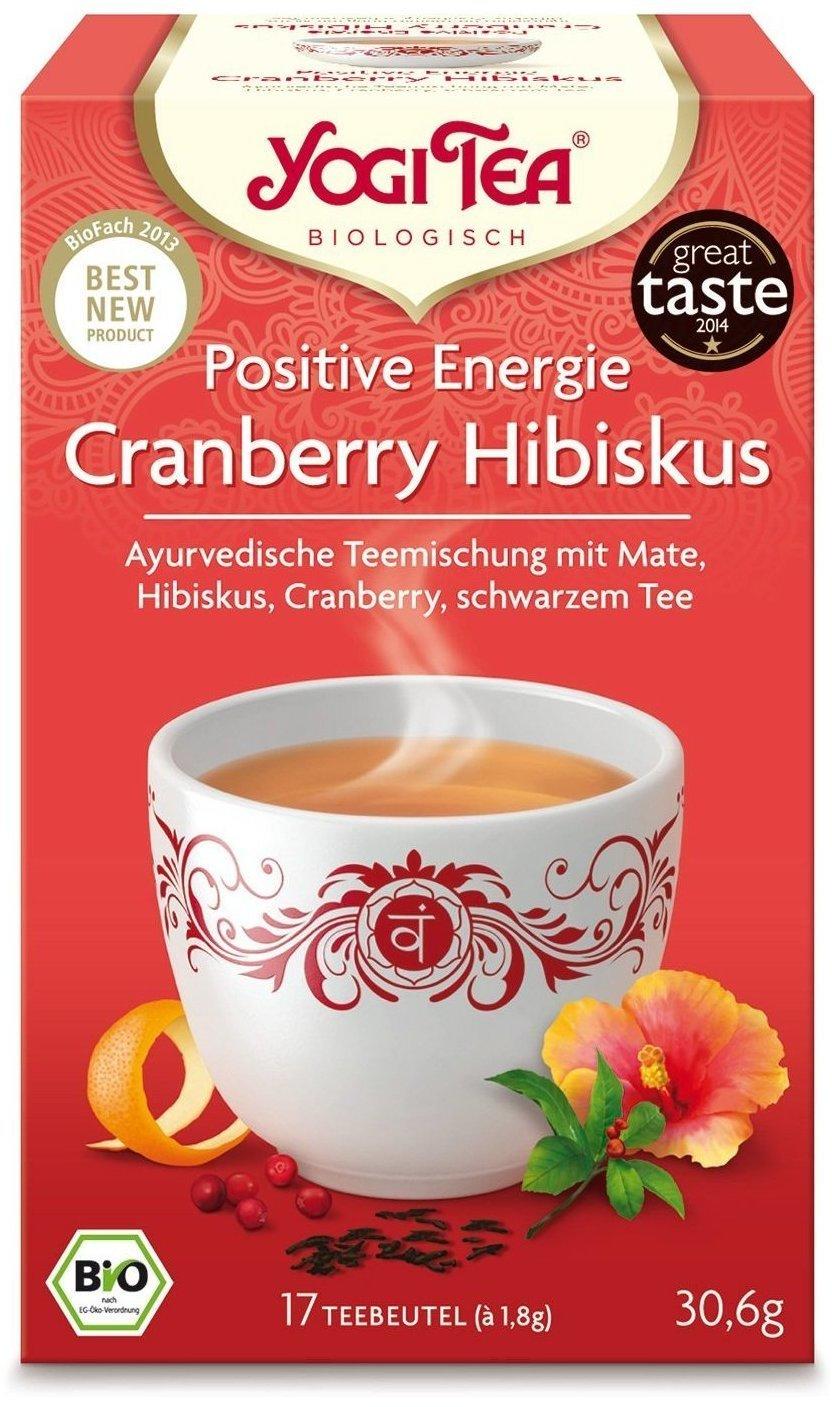 Yogi Tea Positive Energie Cranberry Hibiskus (17 Stk.) Test ❤️ Jetzt ab  2,89 € (Mai 2022) Testbericht.de