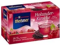 Me&szlig;mer Tee Holunder-Kirsche, Fr&uuml;chtetee, 50 g, 20 Beutel, Grundpreis: &euro;...
