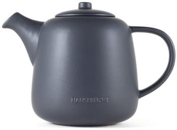 Hanseküche Porzellan Teekanne 1,3l schwarz