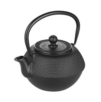 ibili Teekanne aus Gusseisen, Schwarz, 1,2 l