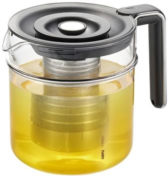 GEFU Teekanne T-PREP mit Brüh-Stopp-Funktion 1,5 Liter (12903)