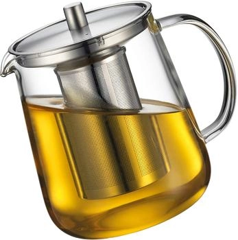 K&uuml;chenprofi Assam Teekanne aus Borosilikatglas mit Teesieb 1 L (1045743500)