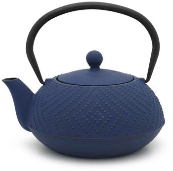 Bredemeijer Fujian Teekanne aus Gusseisen dunkelblau (233015)