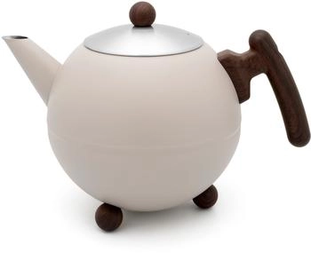 Bredemeijer Teekanne Duet Bella Ronde 1,2l beige braun Edelstahl (101016)