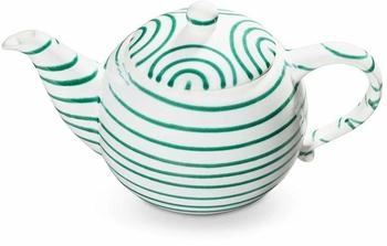 Gmundner Grüngeflammt Teekanne glatt 1,5 L / h: 16,5 cm