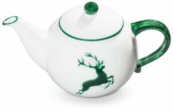 Gmundner Grüner Hirsch Teekanne glatt 1,5 L / h: 16,5 cm