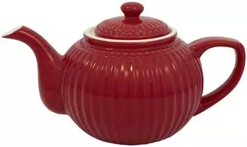 Greengate Alice Teekanne claret red 1l