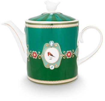 PiP Studio Love Birds Medallion Teekanne grün 1,3l