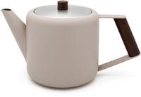 Bredemeijer 111018, Bredemeijer doppelwandige Retro Teekanne 1.1 Liter beige aus