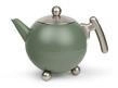 Bredemeijer Teekanne, - Theepot Bella Ronde 1,2L Legergroen dubbelwandig (101019) (1.20 l)