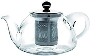 ibili Teekanne, Teekanne Glas mit Stove Filter 800 ml Perfekt für die Zubereitung von Tee mit losem Blatt (0.80 l)