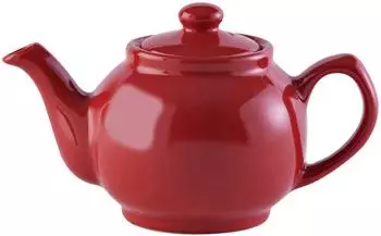 Price & Kensington Teekanne 0,45 Liter für 2 Tassen glänzend rot