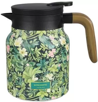 MiOYOOW Thermo-Teekanne Blumenmuster Edelstahl 316 800ml (HM32695-4)