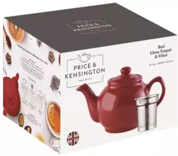 Price & Kensington Teekanne mit Teesieb 1,1L Rot (0218.158)