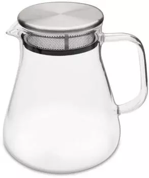 Karl Weis Teekanne aus Borosilikatglas mit Filter im Deckel, 800ml (17036)