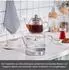 Karaca Dora Glas-Teekannen-Set, Borosilikat, 450ml/180ml (153.03.08.0603)