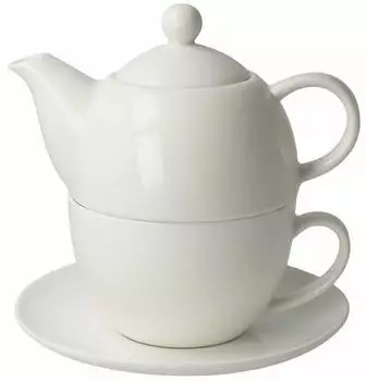 Goebel Tea for One Teekanne, Porzellan, antikwei&szlig; (14-005-57-1)
