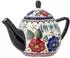 Bloomingville Teekanne FLORIST mit Blumen 900ml