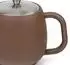 Bredemeijer Vera Teekanne doppelwandig, Edelstahl, dunkelbraun, 0,9L (111102)