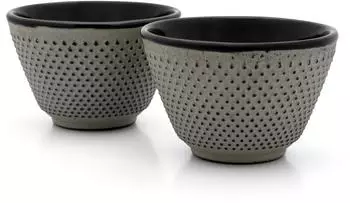 Bredemeijer Jang Teebecher 2er-Set, Gusseisen, grau (153020)