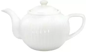 Greengate Alice Teekanne XL, weiß, 1,5L (STWTEPALALI0102)