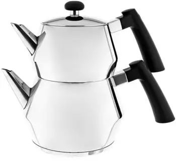 Gerster Caydanlik Teekanne-Set Edelstahl 18/8, 2L + 1L (HTX-10302)