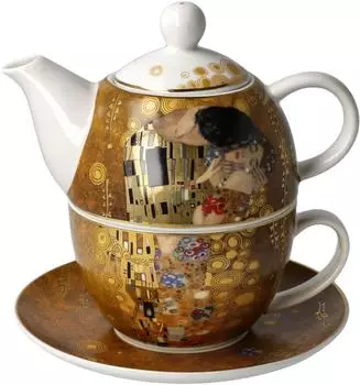 Goebel „Der Kuss" Tea for One Set, 0,35l (Gustav Klimt)