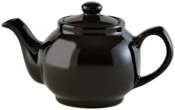 Price & Kensington Teekanne klassisch, Keramik, 6 Tassen, schwarz (0056.753)