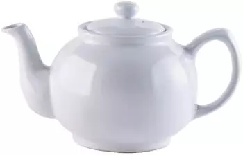Price & Kensington Teekanne klassisch, Keramik, wei&szlig;, 6 Tassen