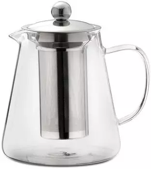 Karl Weis Teekanne aus Borosilikatglas mit Edelstahl-Teefilter 1,2L (17049)